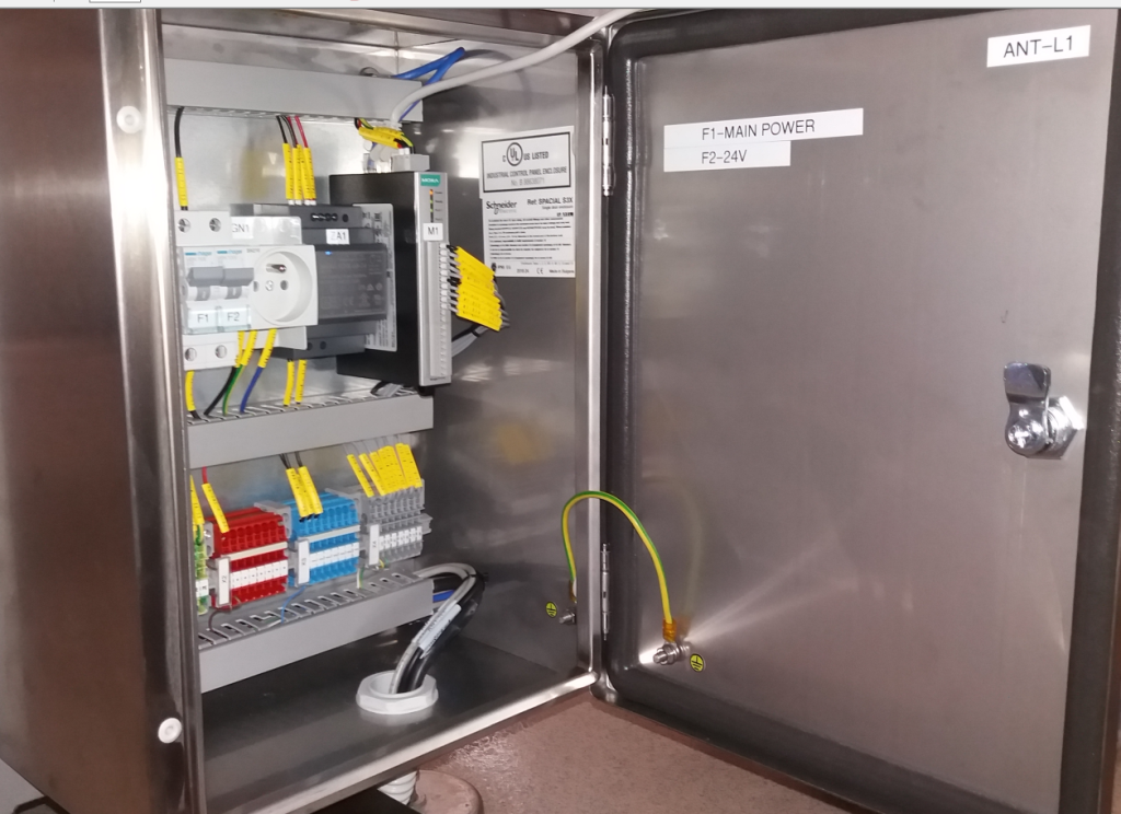 cabinet MOXA stainless