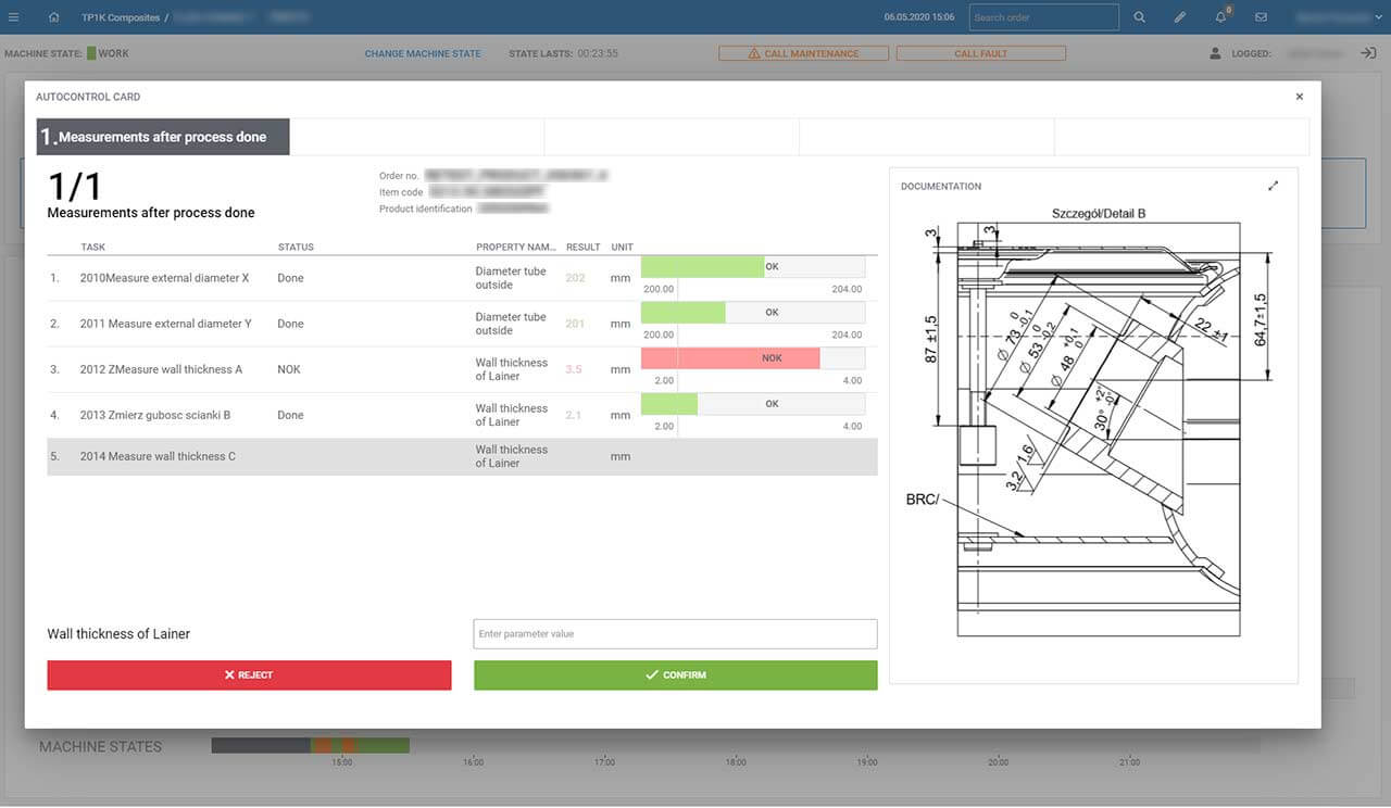 quality inspections screens